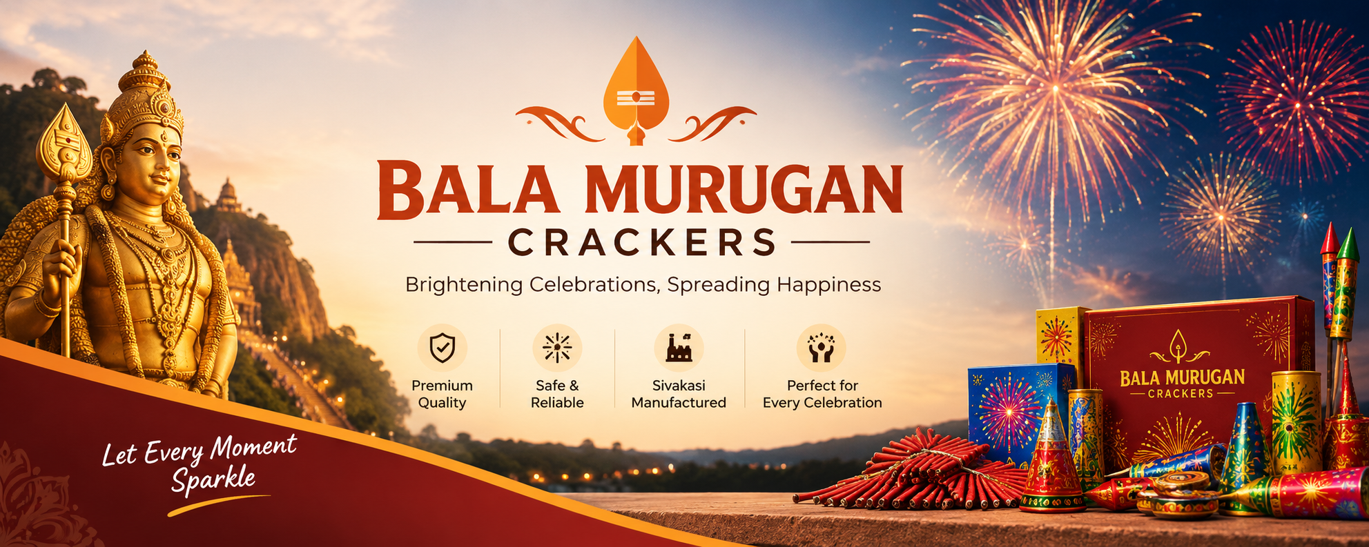 Bala murugan Crackers Banner